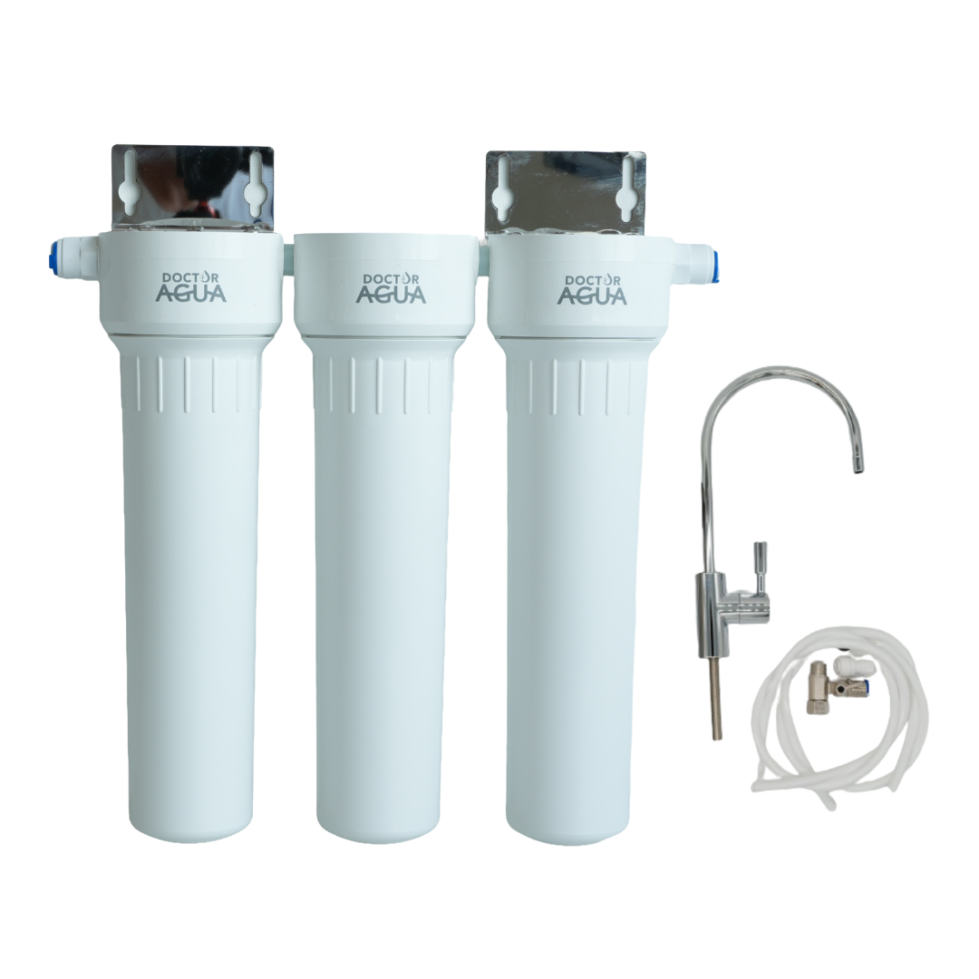 PACK HIP TRÍO ANTI SEDIMENTOS + ANTICAL + KIT CON GRIFO UNA VÍA