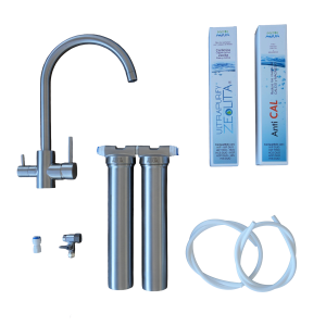 PACK HIS DUO ANTI CAL con ZEOLITA + KIT CON GRIFO 3 VÍAS