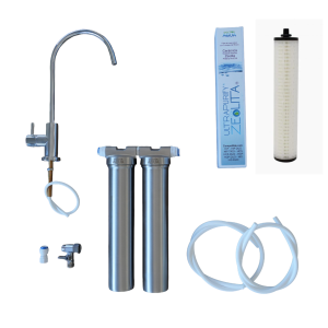 PACK HIS DUO ANTI SEDIMENTOS con ZEOLITA + KIT CON GRIFO 1 VIA