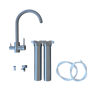 PACK HIS DUO Anti Cal / Anti Nitratos / Anti Flúor / Anti Arsénico / Anti Sedimentos CON ZEOLITA+ KIT CON GRIFO 3 VÍAS